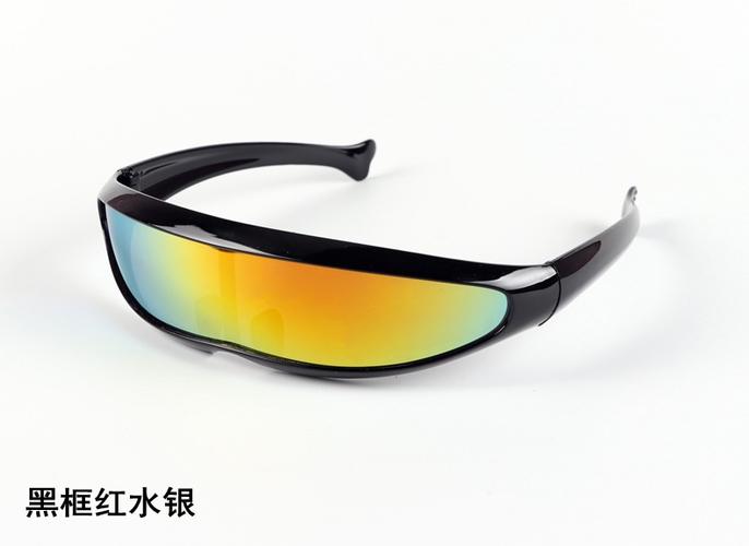 速卖通x战警鱼形太阳镜 镭射激光眼镜水银镜片墨镜男户外运动眼镜